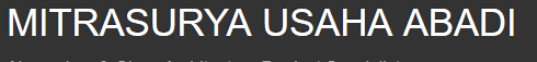 MITRASURYA USAHA ABADI