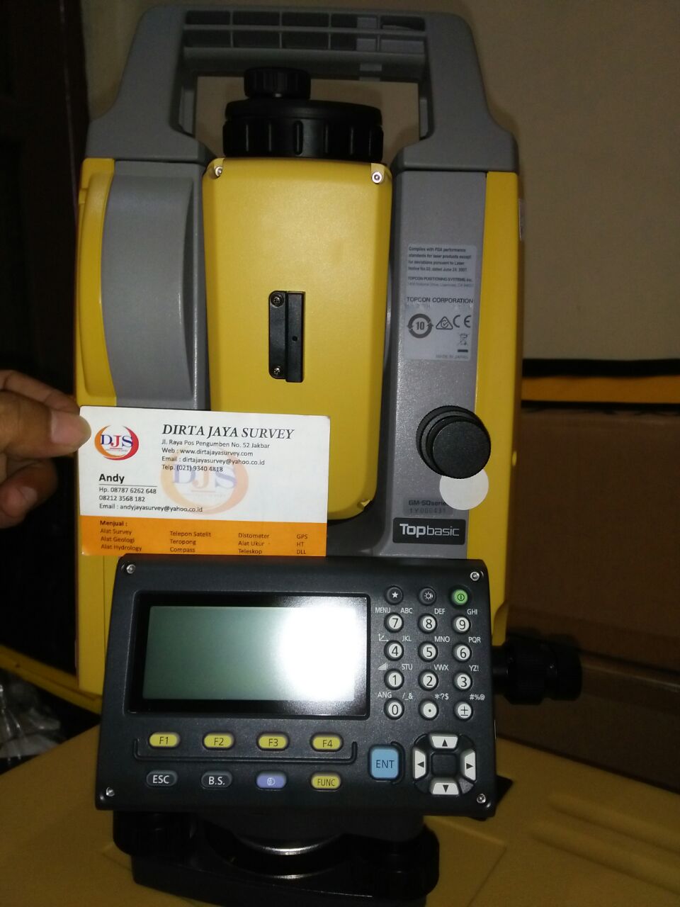 Total Station Topcon Gm 52 asli jepang